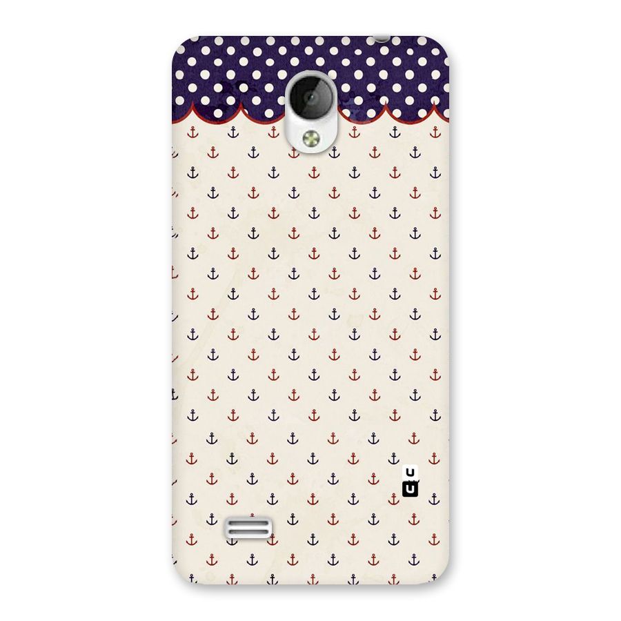 Polka Anchor Back Case for Vivo Y21