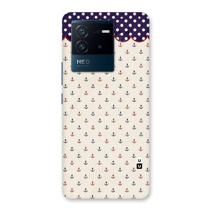 Polka Anchor Back Case for Vivo iQOO Neo 6 5G