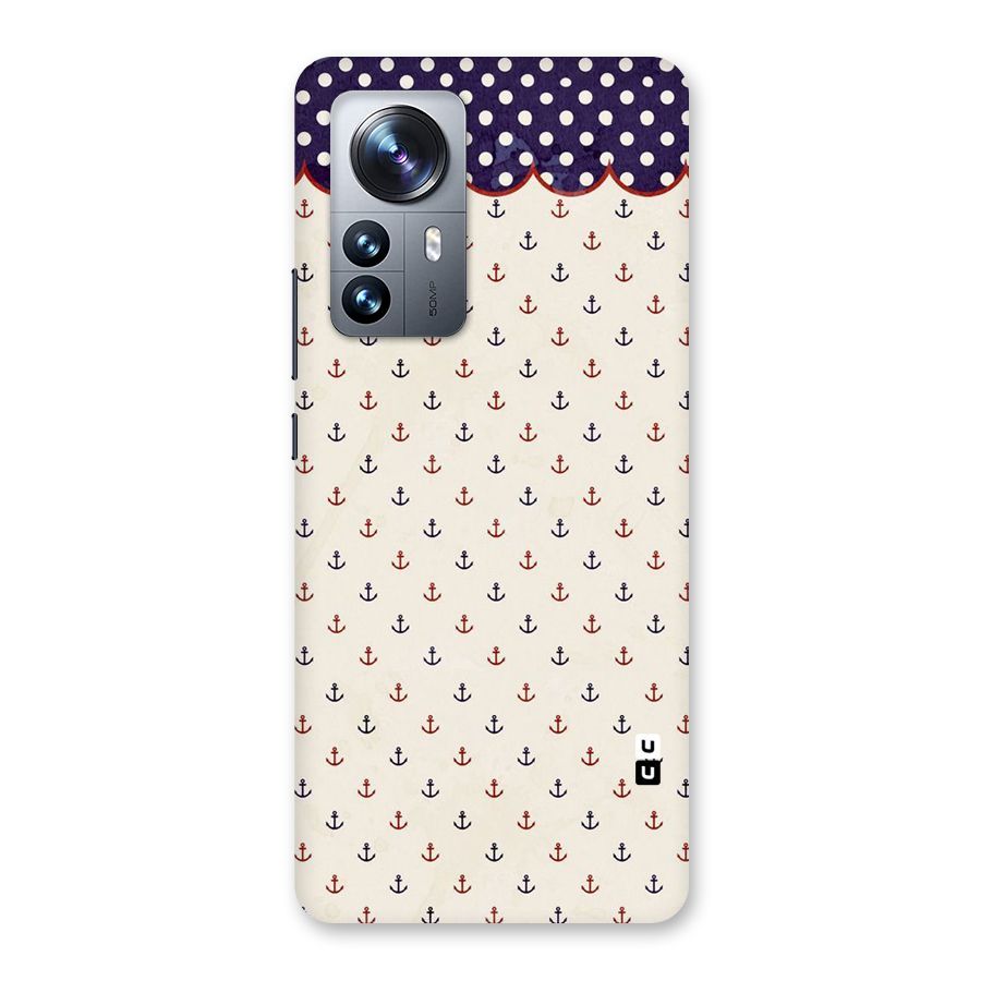 Polka Anchor Back Case for Xiaomi 12 Pro