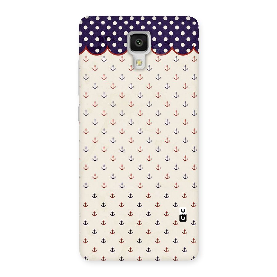 Polka Anchor Back Case for Xiaomi Mi 4