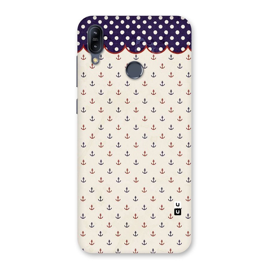 Polka Anchor Back Case for Zenfone Max M2