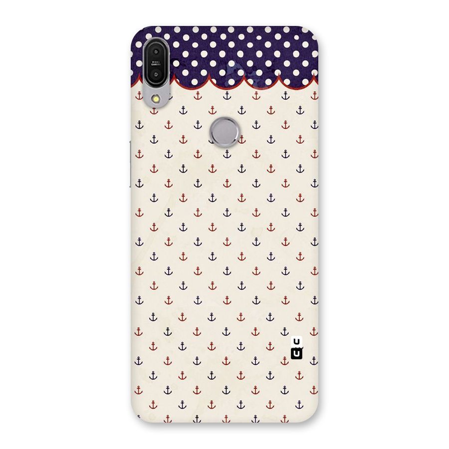 Polka Anchor Back Case for Zenfone Max Pro M1