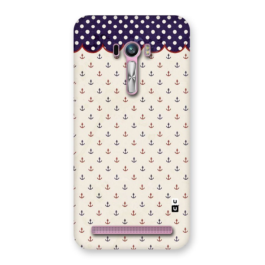Polka Anchor Back Case for Zenfone Selfie