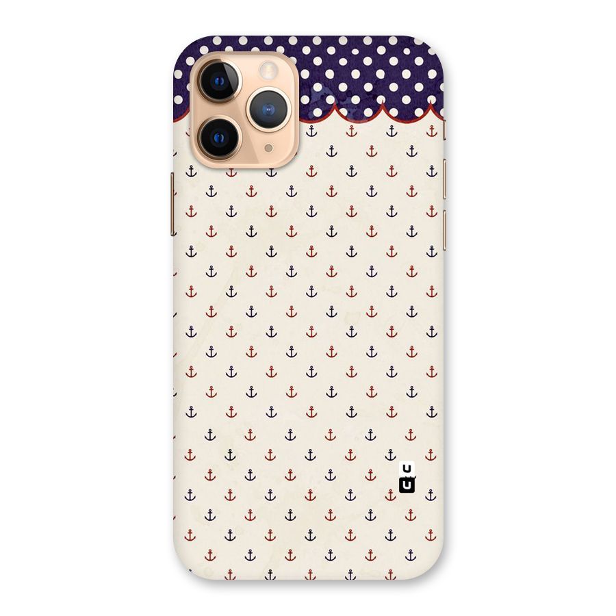 Polka Anchor Back Case for iPhone 11 Pro