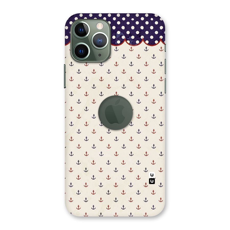 Polka Anchor Back Case for iPhone 11 Pro Logo  Cut