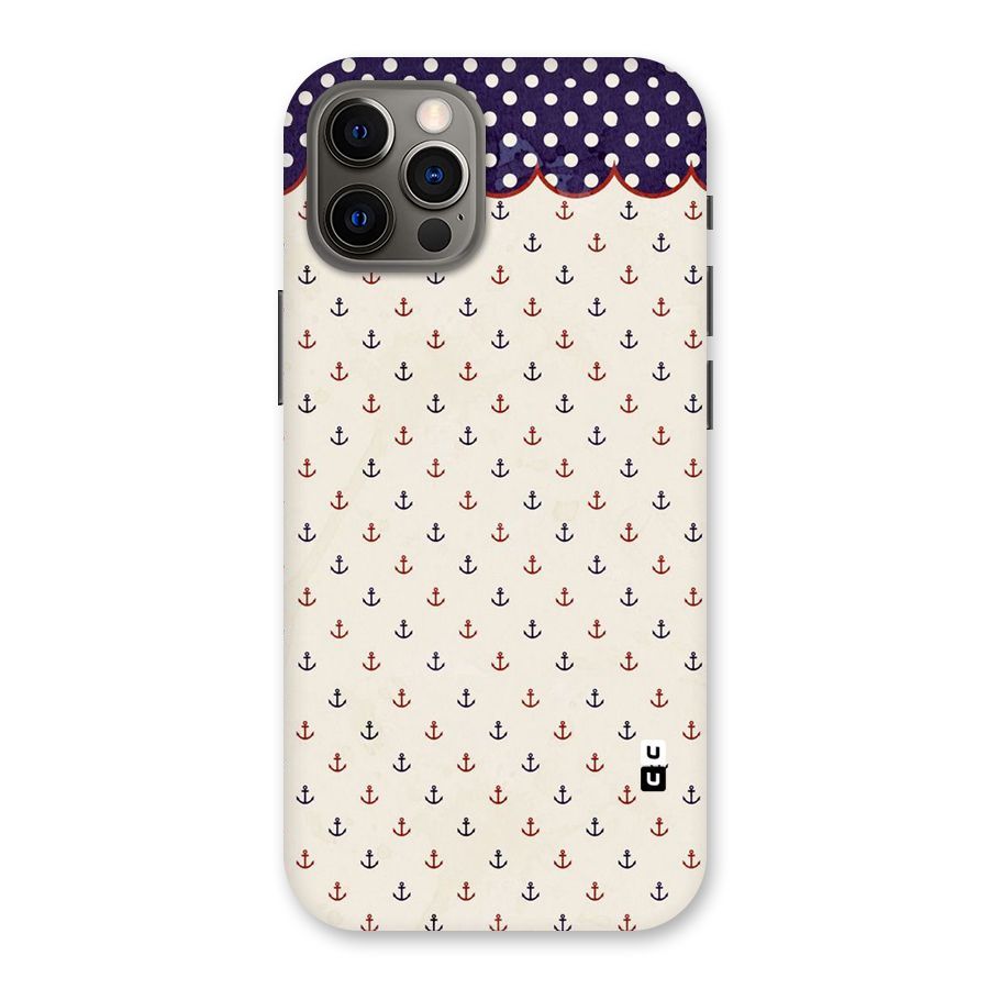 Polka Anchor Back Case for iPhone 12 Pro