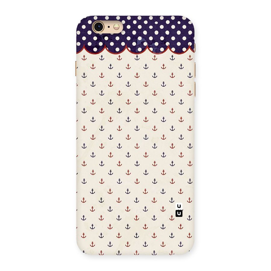 Polka Anchor Back Case for iPhone 6 Plus 6S Plus