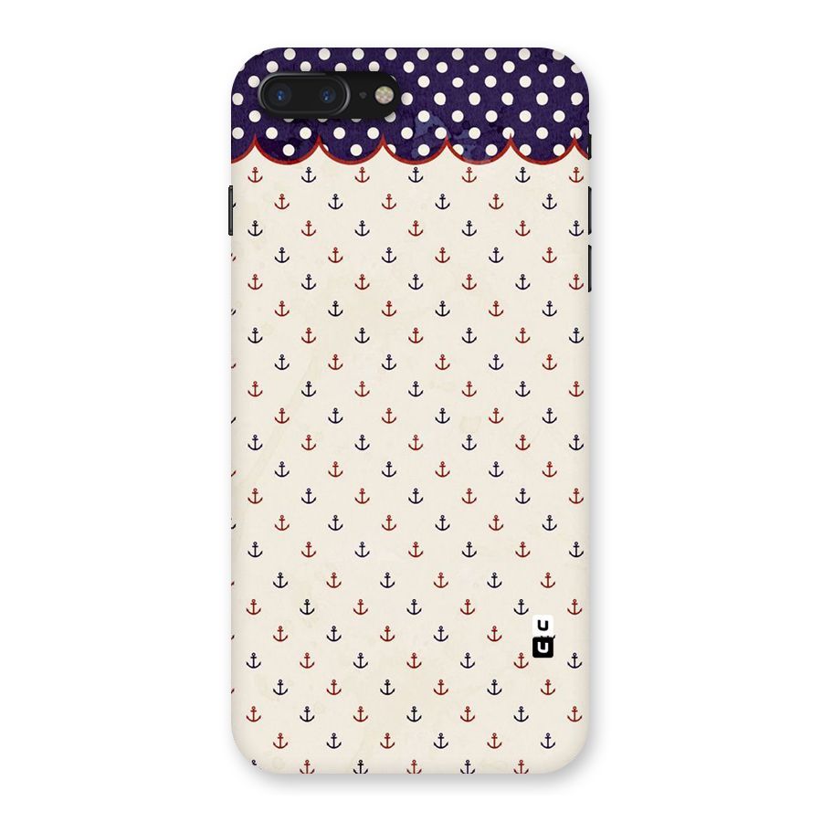 Polka Anchor Back Case for iPhone 7 Plus