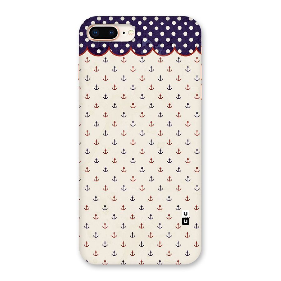 Polka Anchor Back Case for iPhone 8 Plus