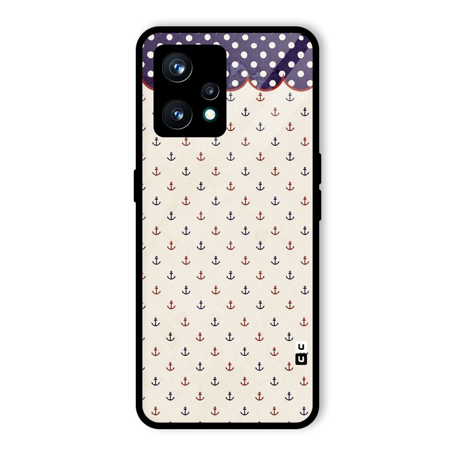 Polka Anchor Glass Back Case for Realme 9 Pro Plus 5G