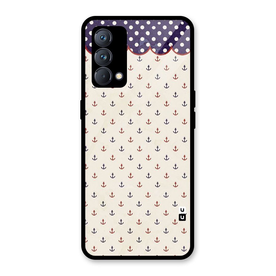 Polka Anchor Glass Back Case for Realme GT Master Edition