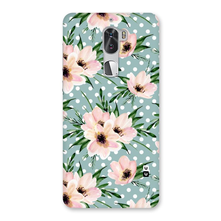Polka Art Floral Back Case for Coolpad Cool 1