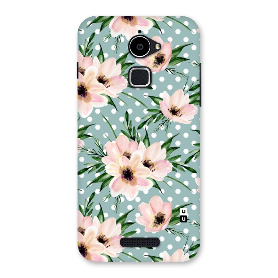 Polka Art Floral Back Case for Coolpad Note 3 Lite
