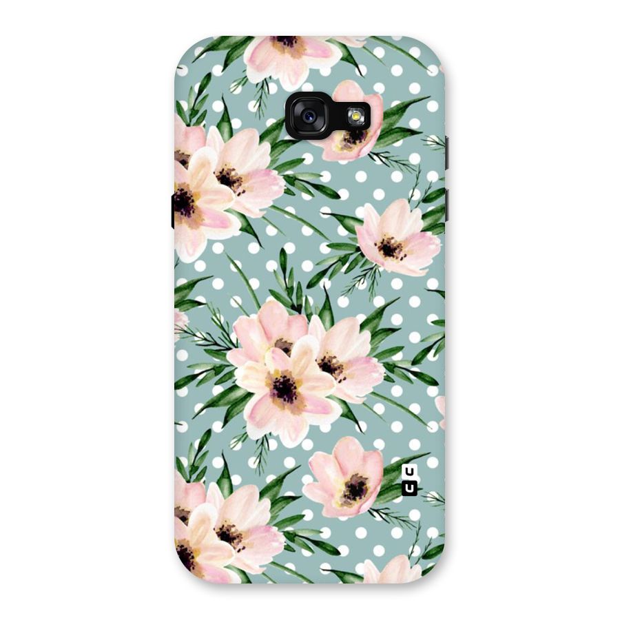 Polka Art Floral Back Case for Galaxy A7 (2017)