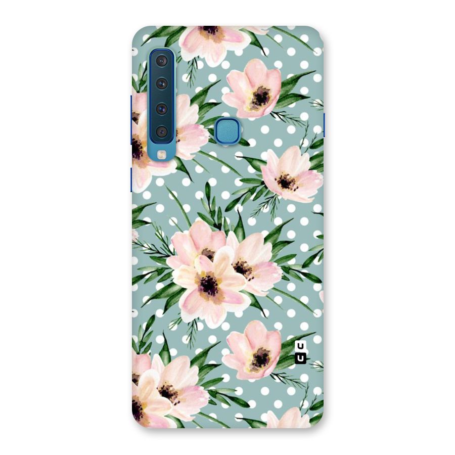 Polka Art Floral Back Case for Galaxy A9 (2018)