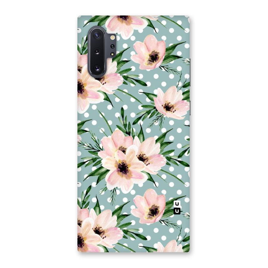 Polka Art Floral Back Case for Galaxy Note 10 Plus