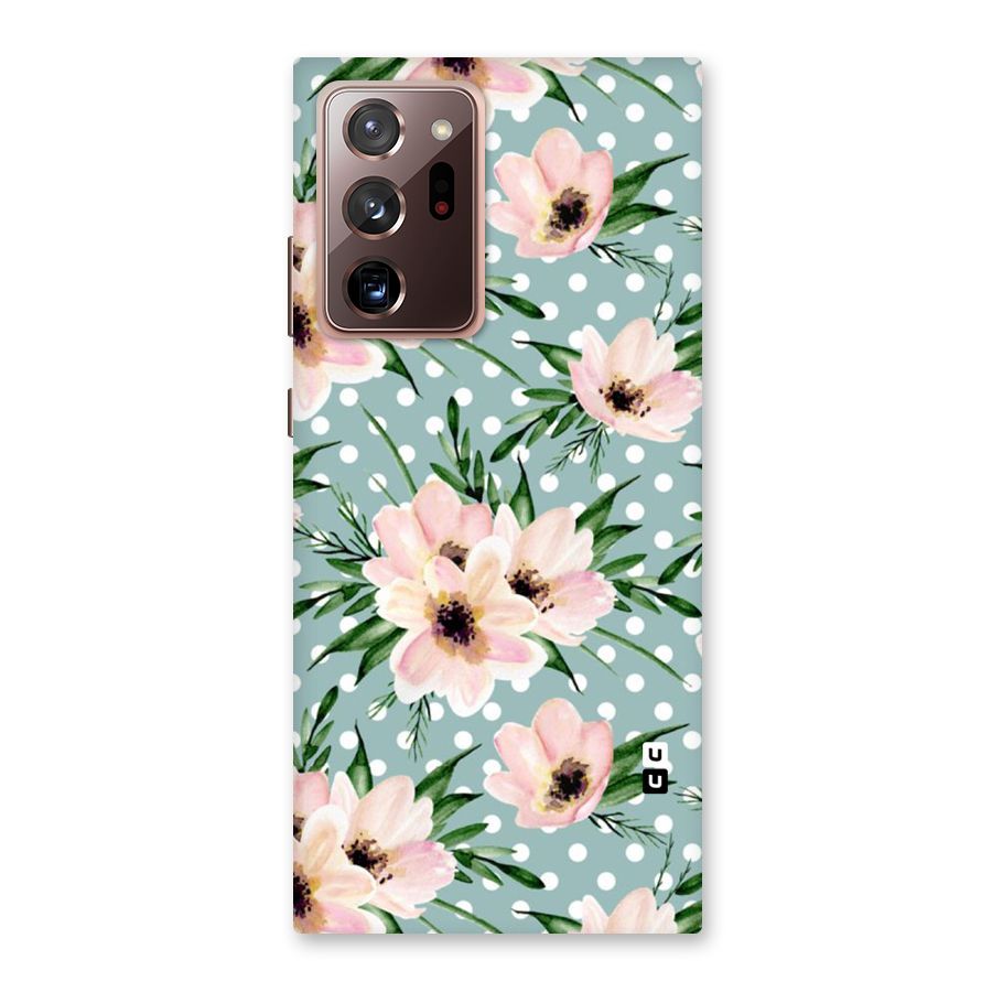 Polka Art Floral Back Case for Galaxy Note 20 Ultra