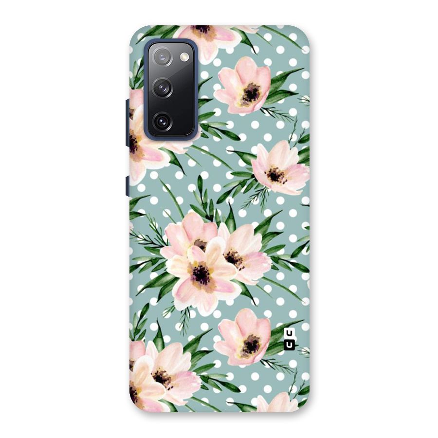 Polka Art Floral Back Case for Galaxy S20 FE