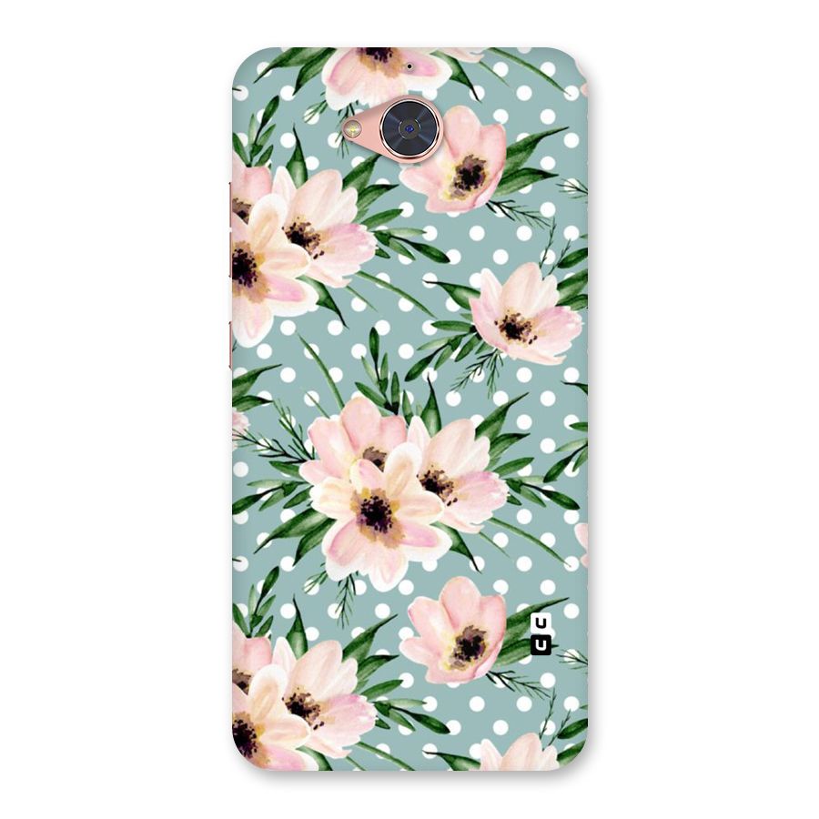 Polka Art Floral Back Case for Gionee S6 Pro