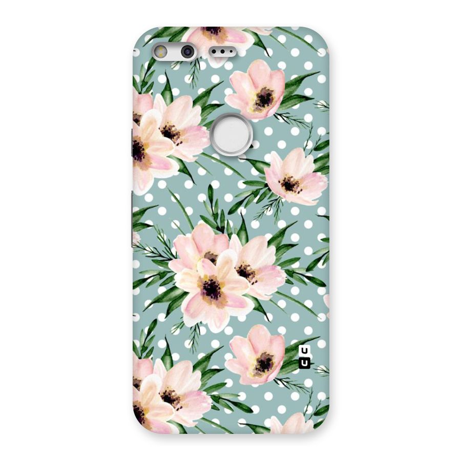 Polka Art Floral Back Case for Google Pixel
