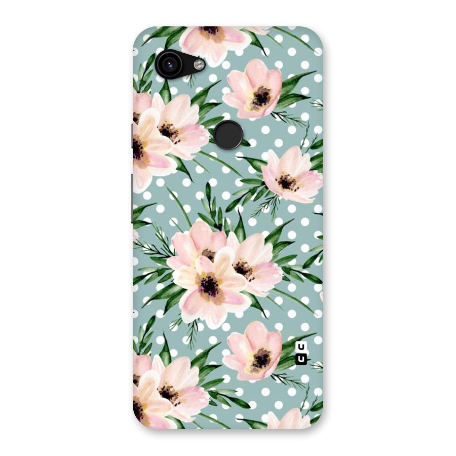 Polka Art Floral Back Case for Google Pixel 3a XL