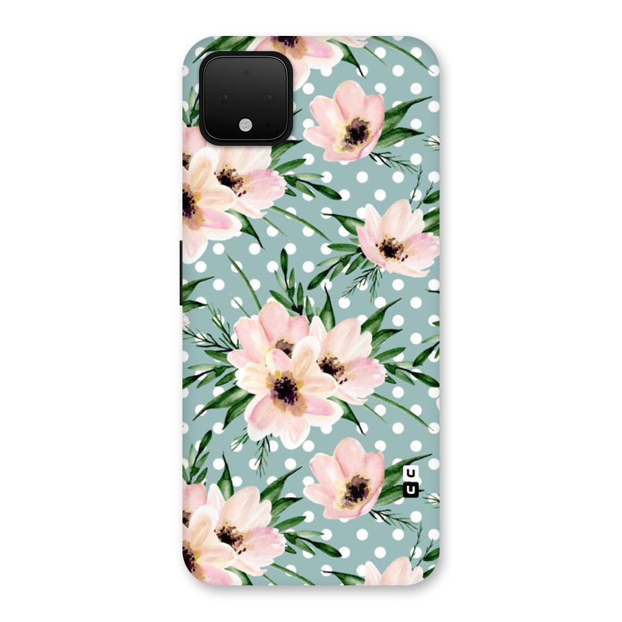 Polka Art Floral Back Case for Google Pixel 4 XL