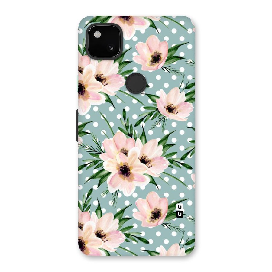 Polka Art Floral Back Case for Google Pixel 4a