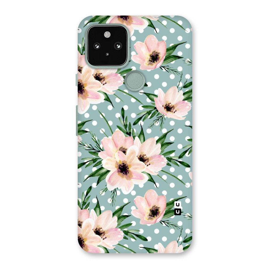 Polka Art Floral Back Case for Google Pixel 5