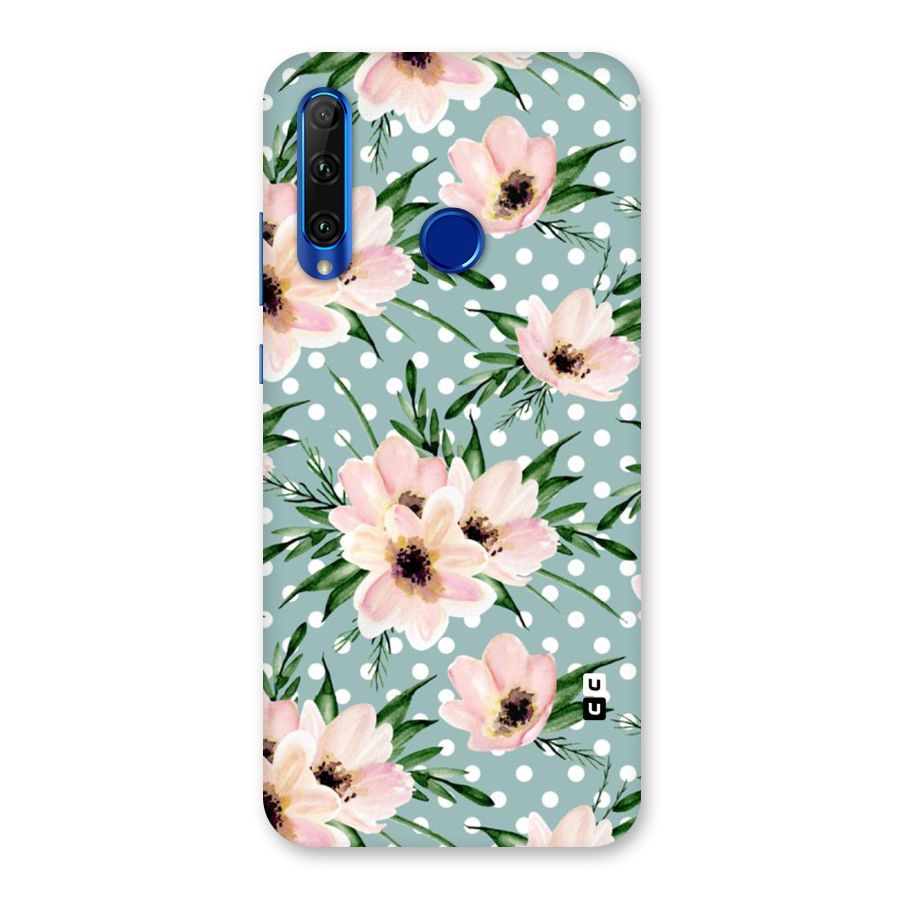 Polka Art Floral Back Case for Honor 20i