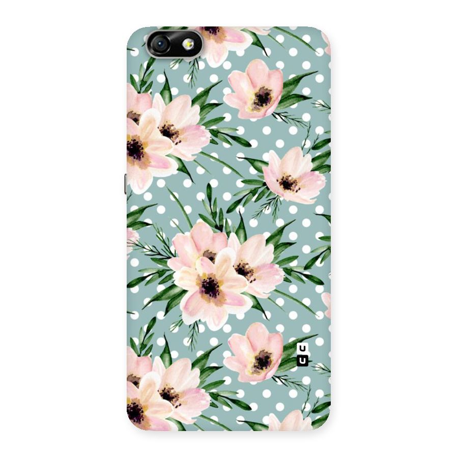 Polka Art Floral Back Case for Honor 4X