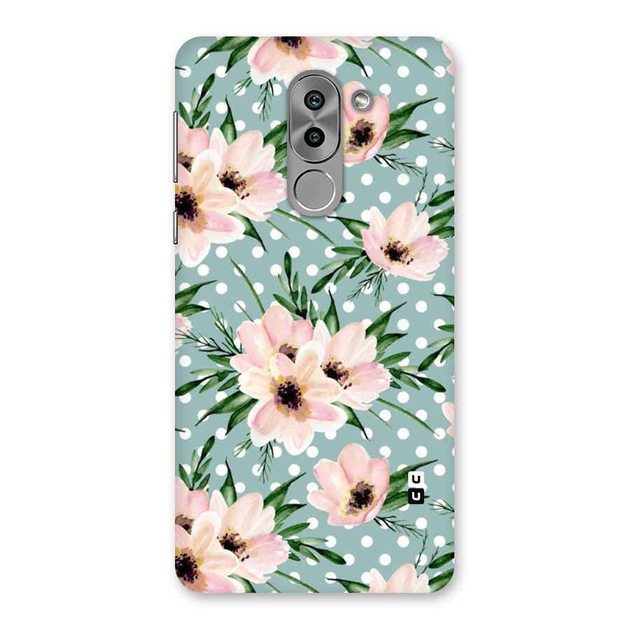 Polka Art Floral Back Case for Honor 6X