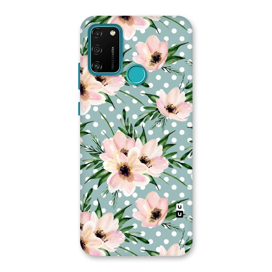 Polka Art Floral Back Case for Honor 9A