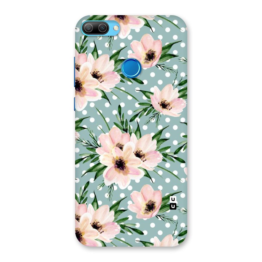 Polka Art Floral Back Case for Honor 9N