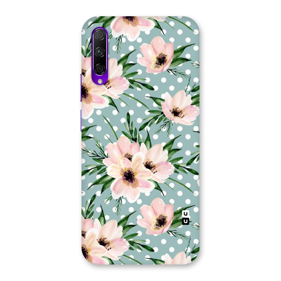 Polka Art Floral Back Case for Honor 9X Pro