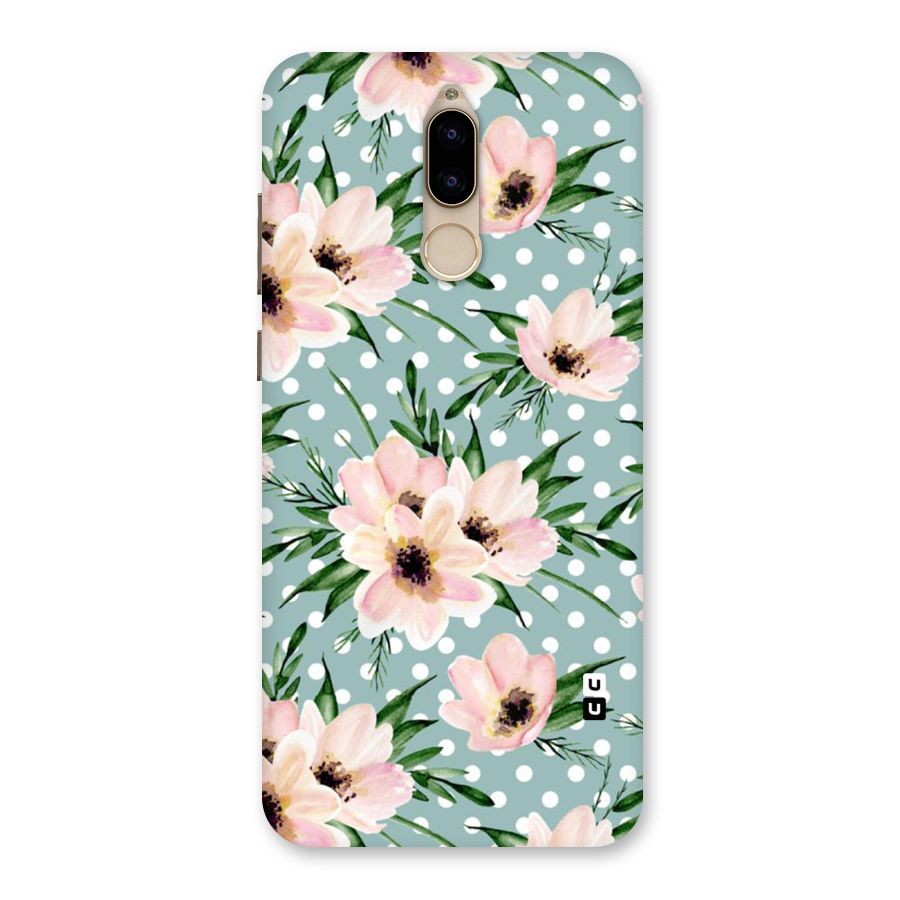 Polka Art Floral Back Case for Honor 9i