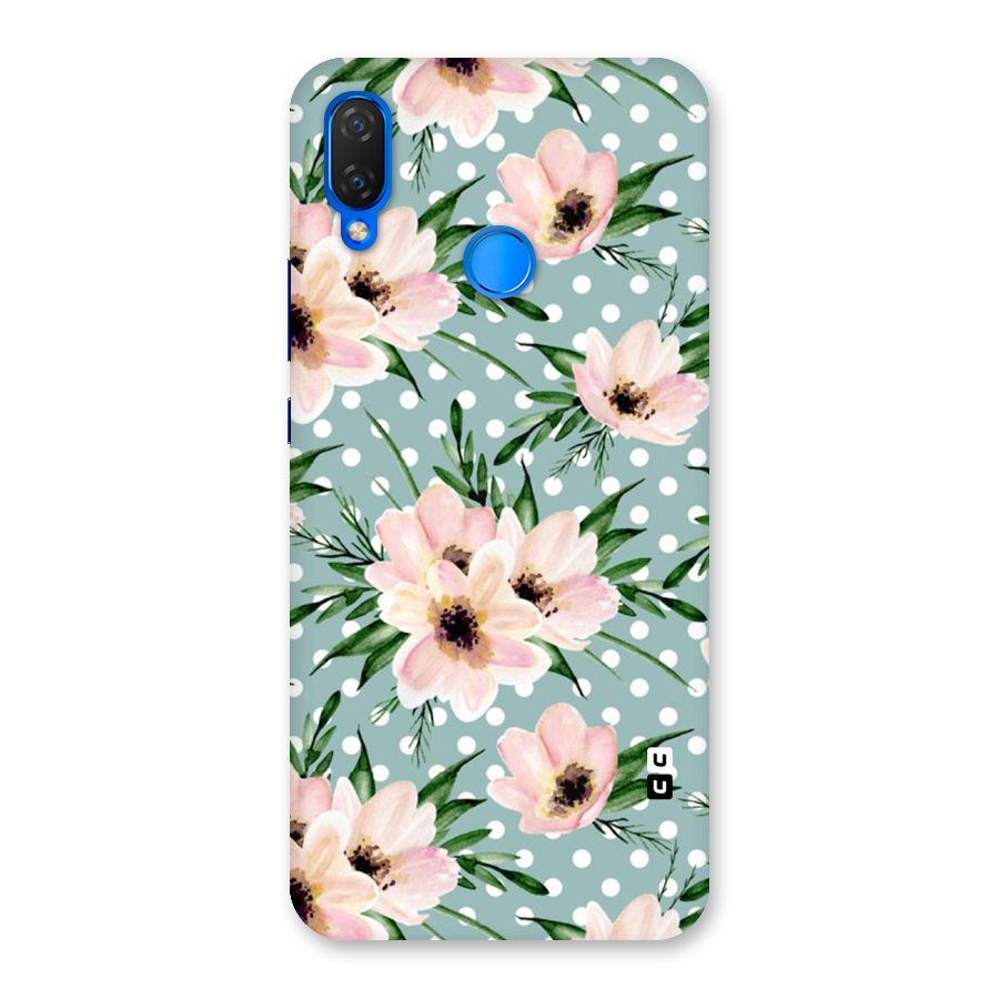 Polka Art Floral Back Case for Huawei Nova 3i