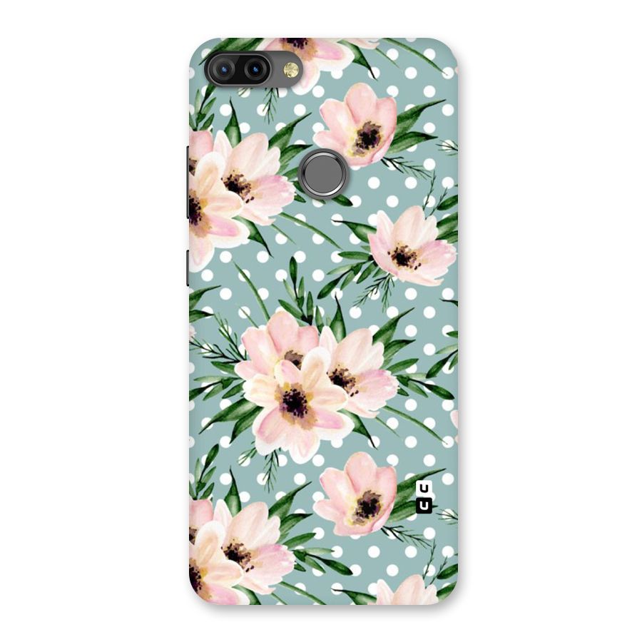 Polka Art Floral Back Case for Infinix Hot 6 Pro