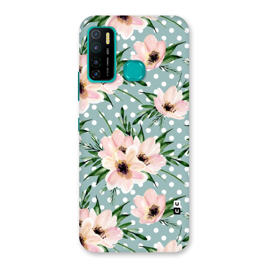 Polka Art Floral Back Case for Infinix Hot 9 Pro