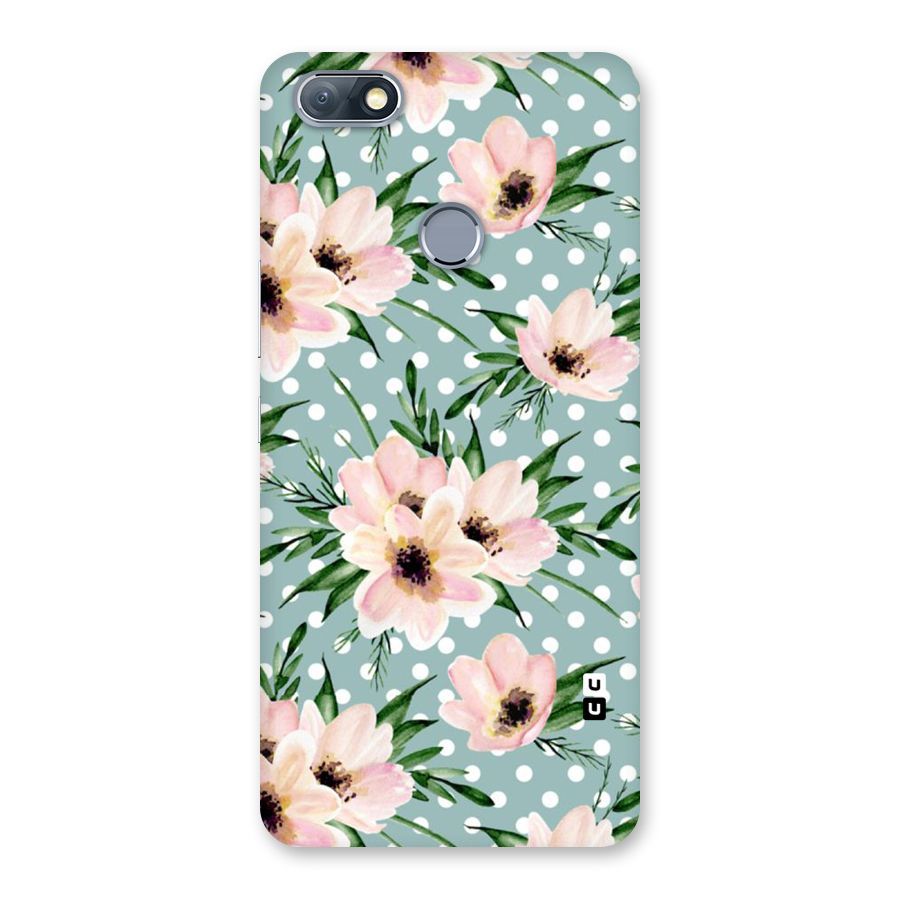 Polka Art Floral Back Case for Infinix Note 5