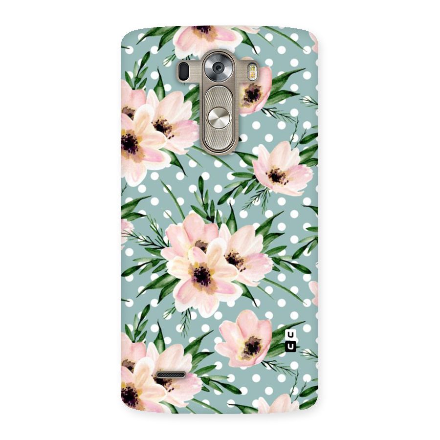 Polka Art Floral Back Case for LG G3