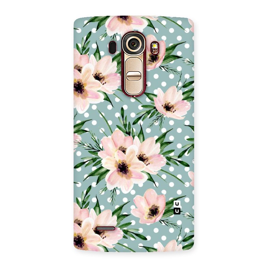 Polka Art Floral Back Case for LG G4