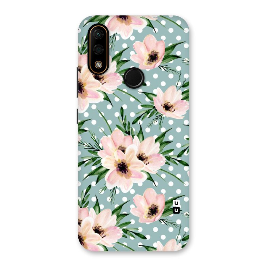 Polka Art Floral Back Case for Lenovo A6 Note
