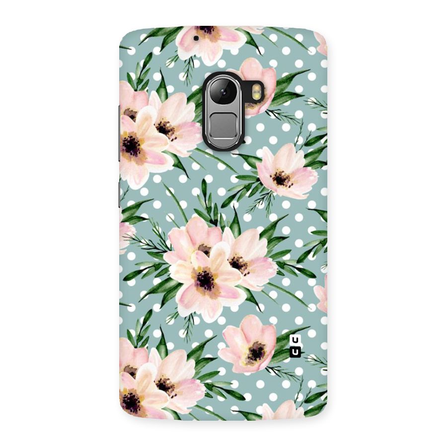 Polka Art Floral Back Case for Lenovo K4 Note