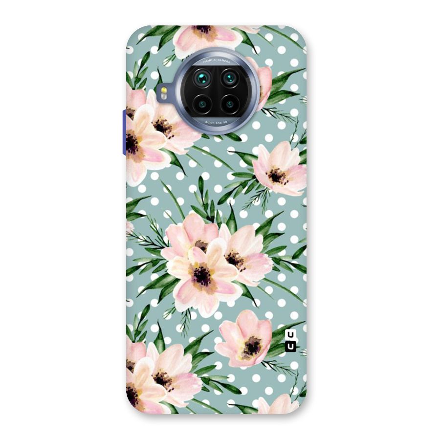 Polka Art Floral Back Case for Mi 10i