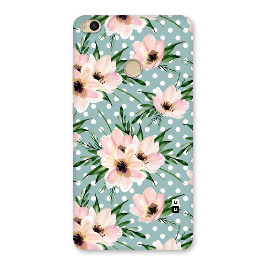 Polka Art Floral Back Case for Mi Max 2