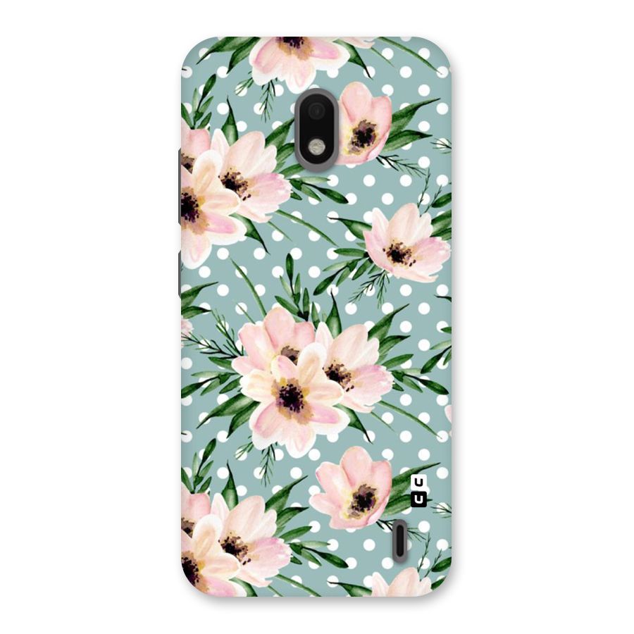 Polka Art Floral Back Case for Nokia 2.2