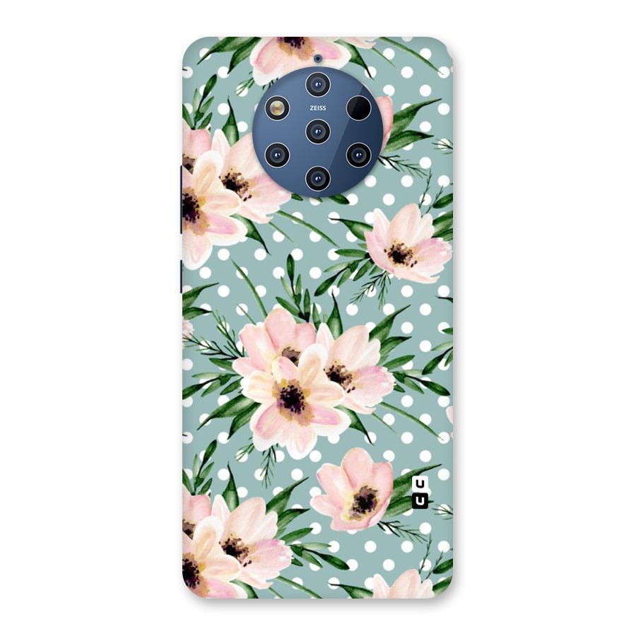 Polka Art Floral Back Case for Nokia 9 PureView