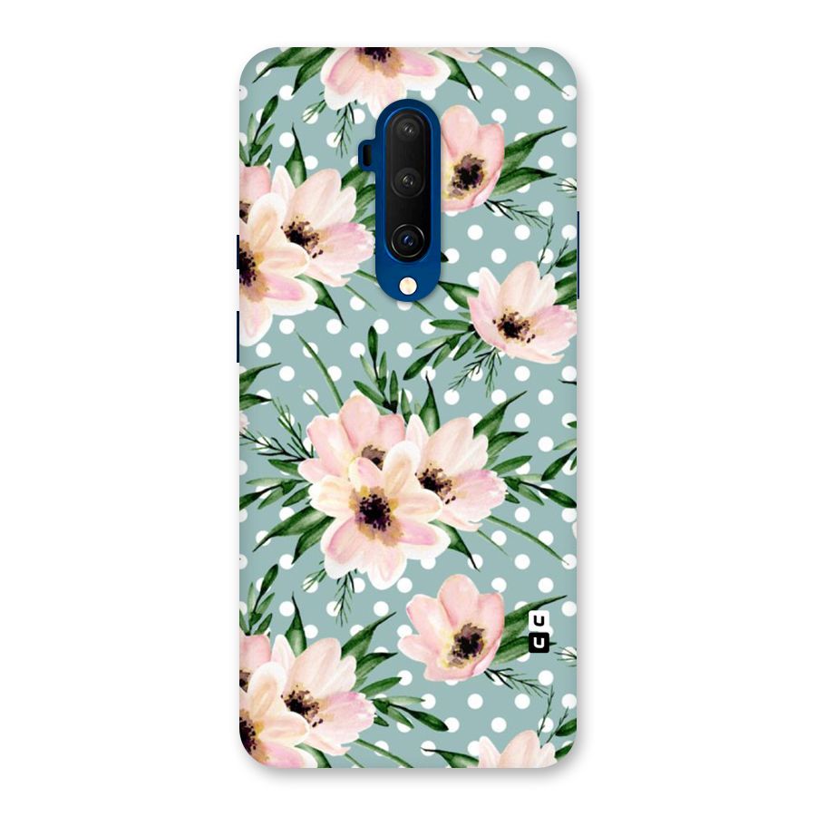 Polka Art Floral Back Case for OnePlus 7T Pro