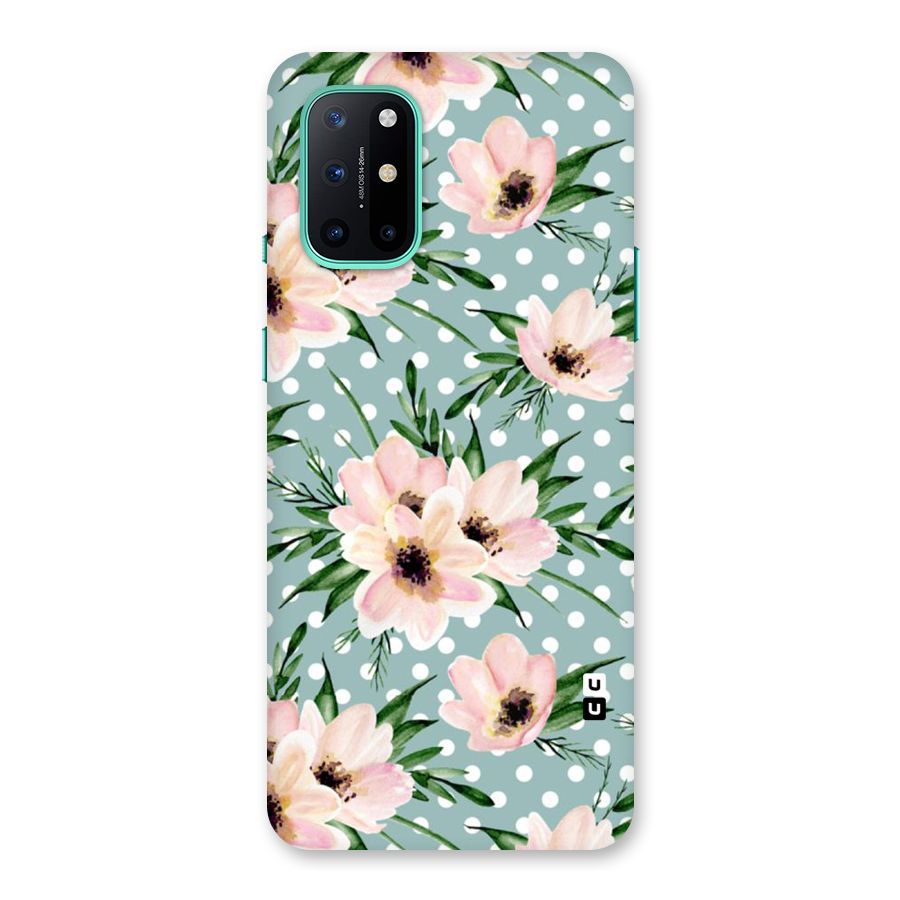 Polka Art Floral Back Case for OnePlus 8T