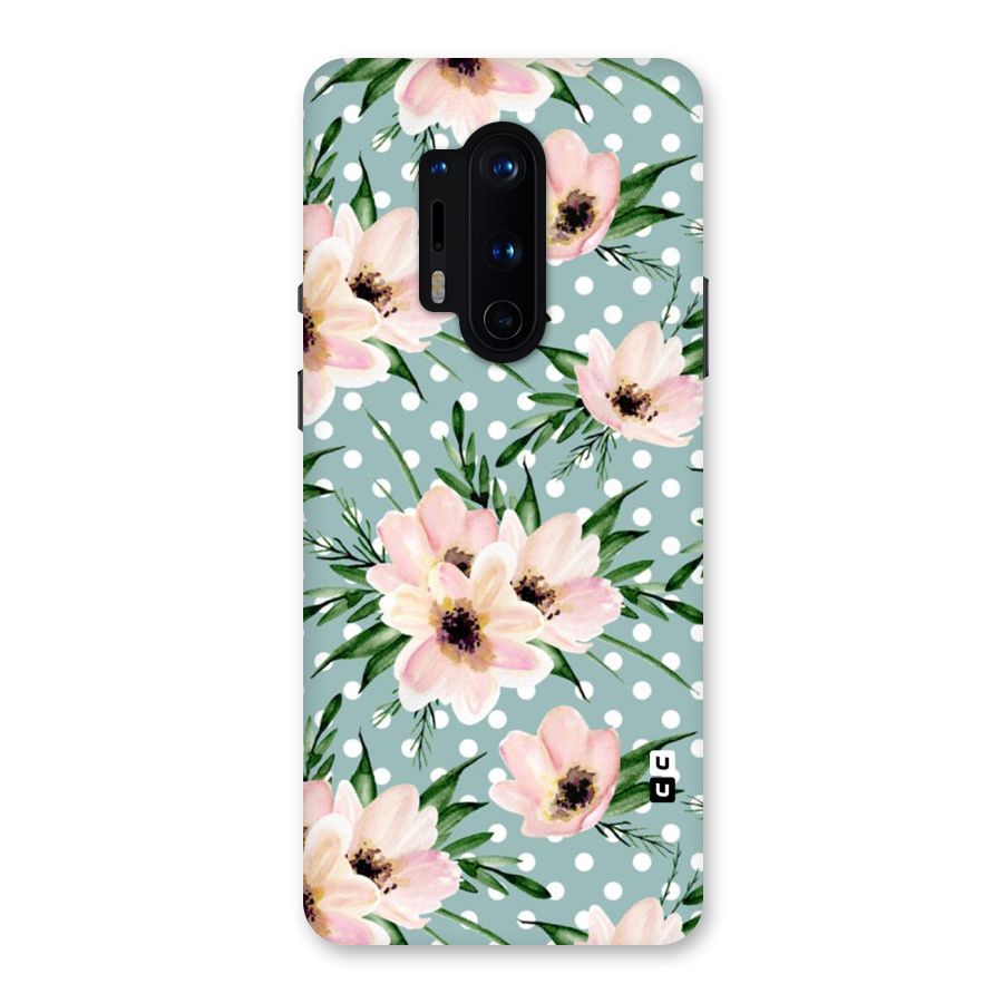 Polka Art Floral Back Case for OnePlus 8 Pro